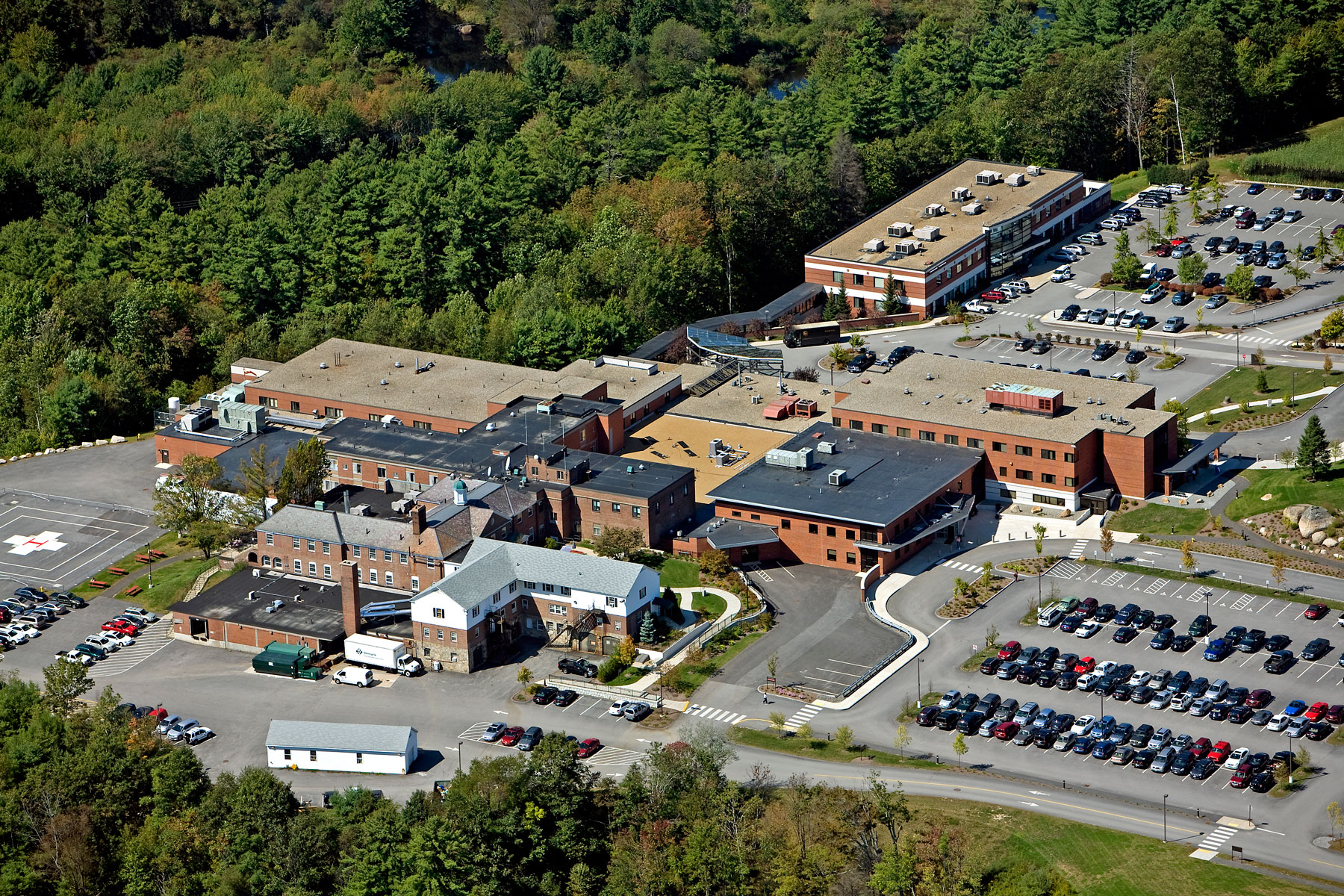 Monadnock Hospital roofing project - 1